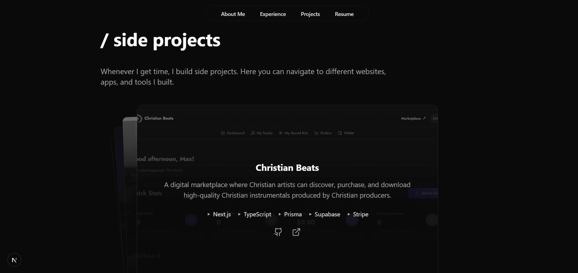 Projects Section
