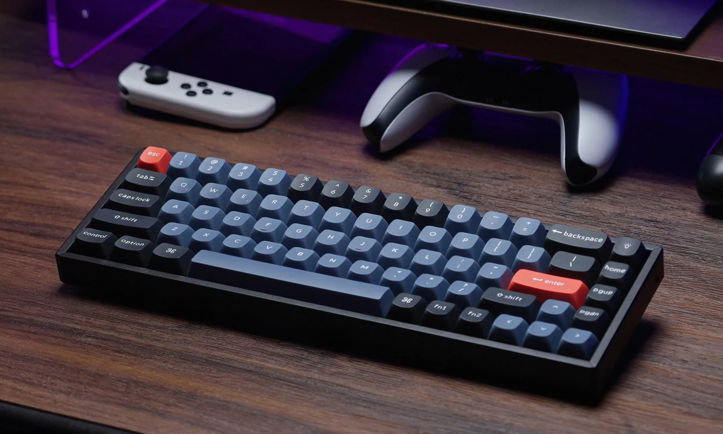 Keychron K6 - Wireless mechanical keyboard with 65% layout. Perfect balance of compactness and functionality.